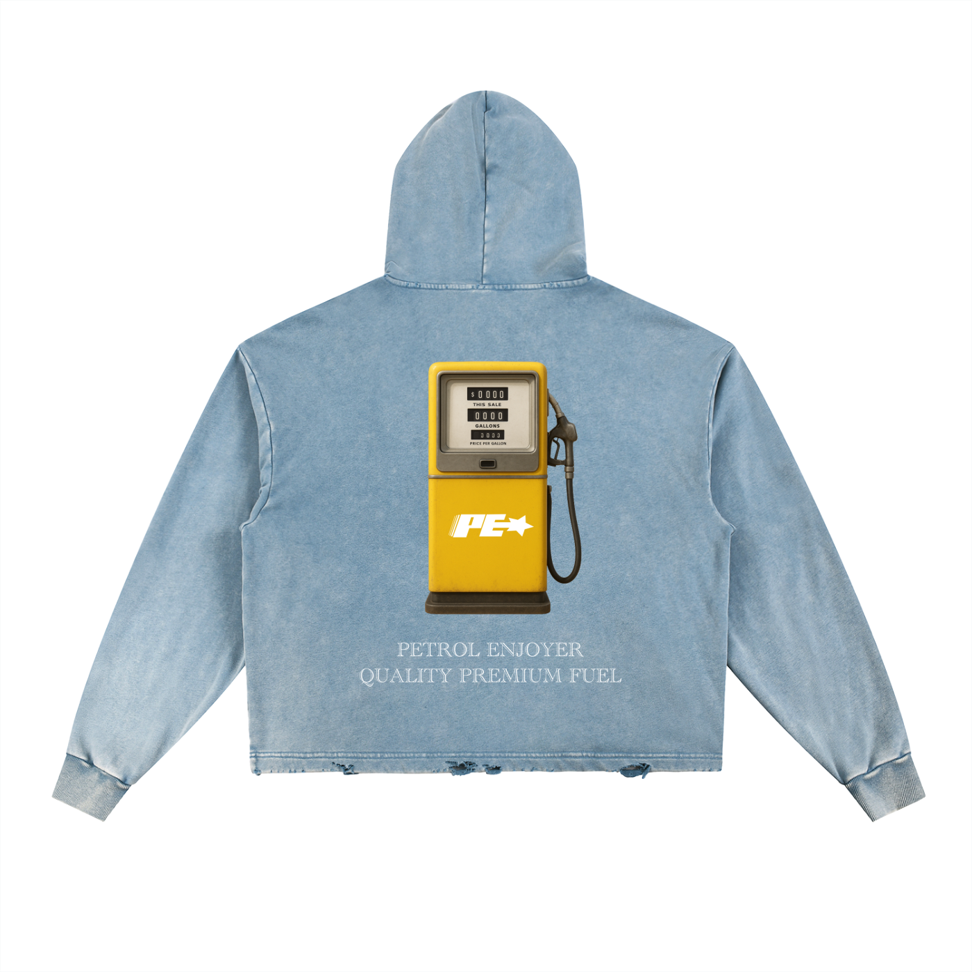 QUALITY PREMIUM FUEL WEATHERED HOODIE