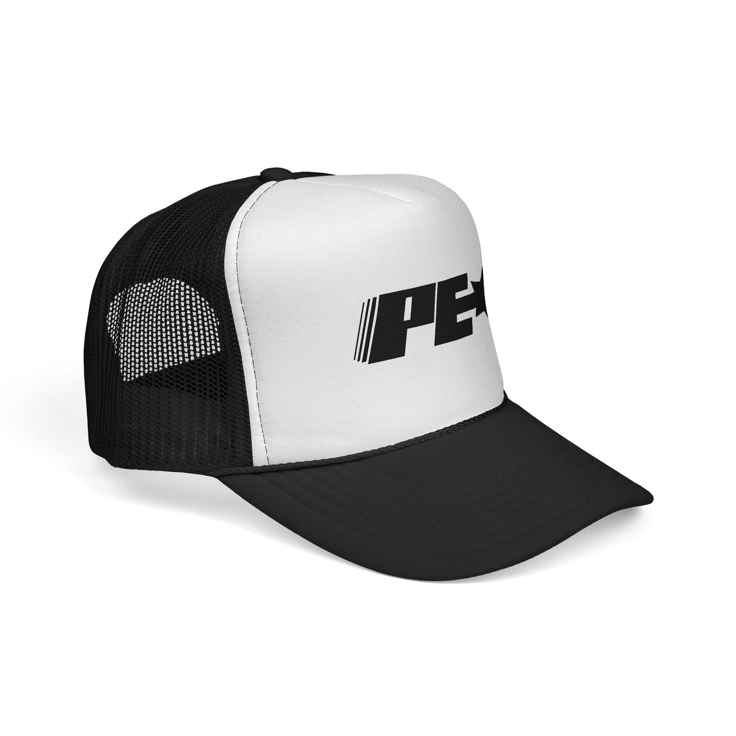 VINTAGE PE* LOGO TRUCKER LID