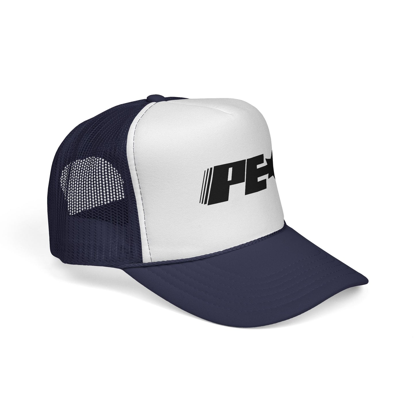 VINTAGE PE* LOGO TRUCKER LID