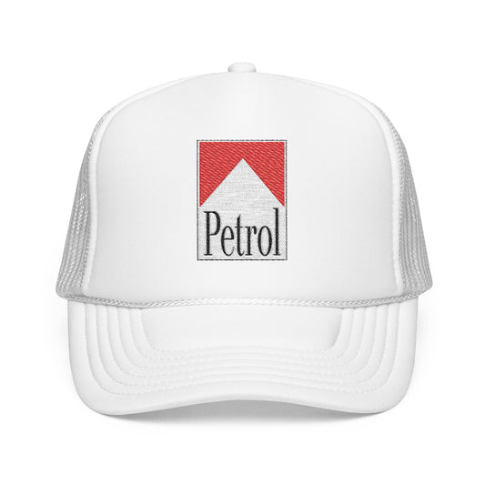 VINTAGE PETROL EMBROIDERED TRUCKER LID