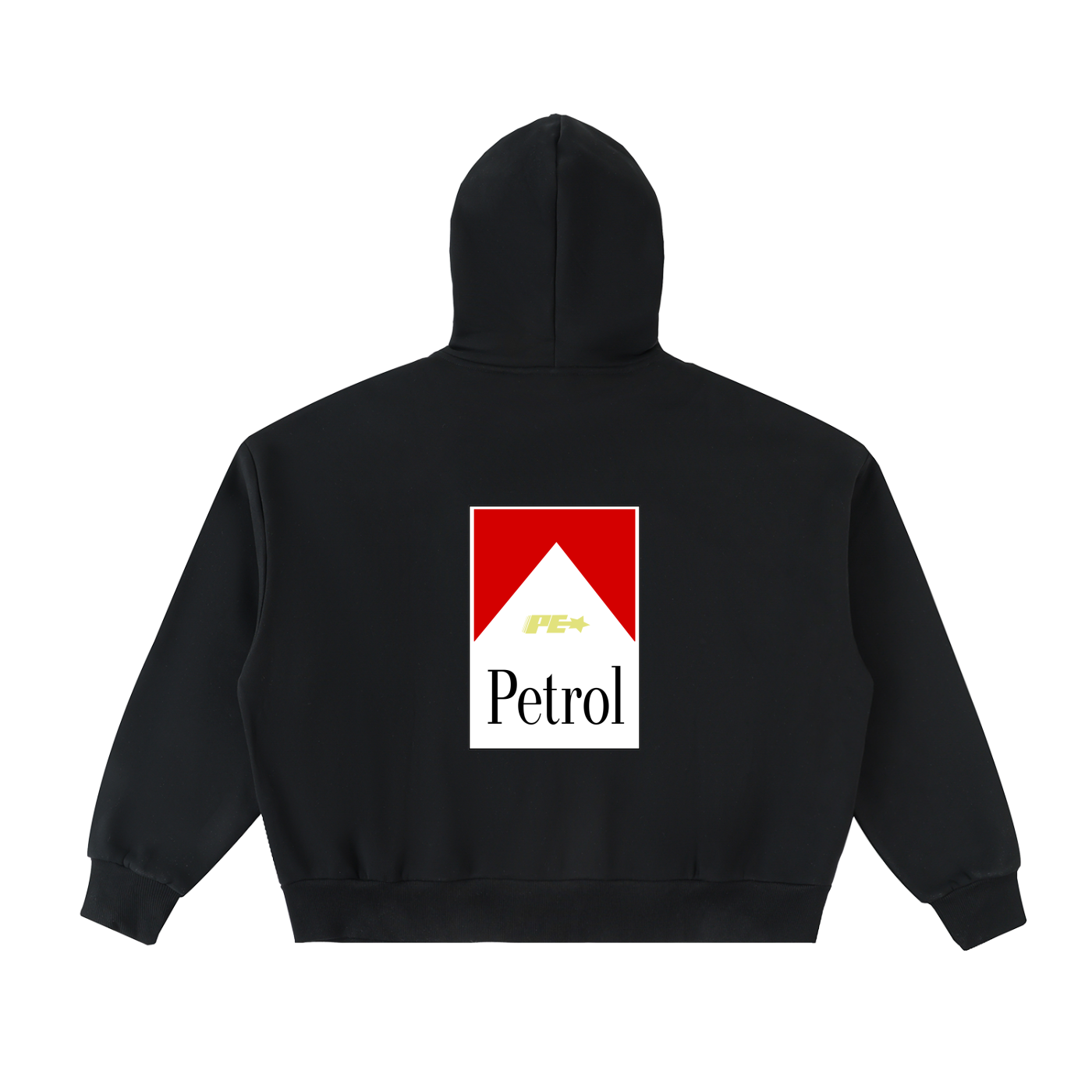 Fleeced Full-Zip Boxy Hoodie