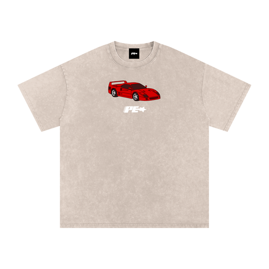 F-FORTY OVERSIZED ACIDWASH TEE