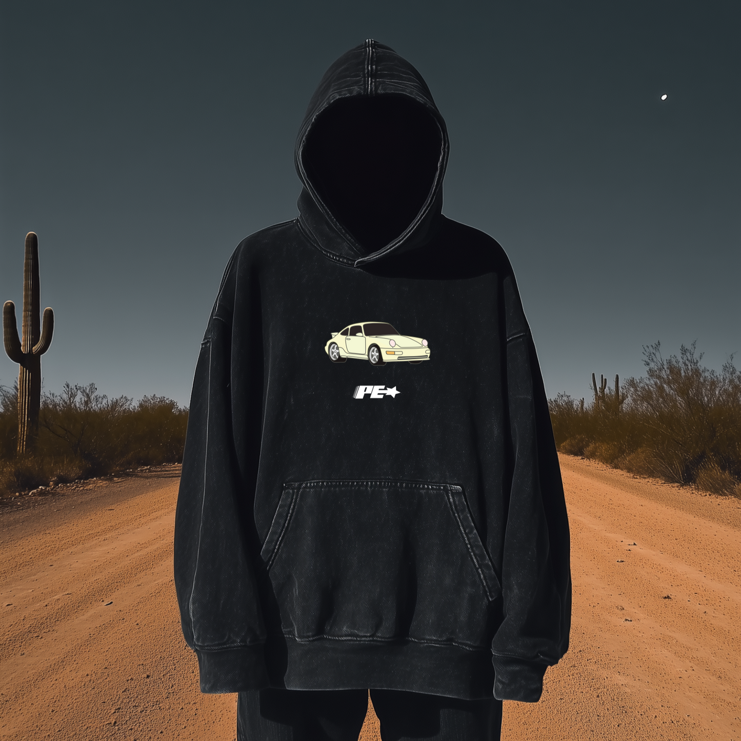 NINESIXFOUR ACIDWASH OVERSIZE HOODIE